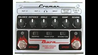 CRUMAR BURN 2025 & Different drive/preamp pedals @GenuineSoundware @dischisotterranei