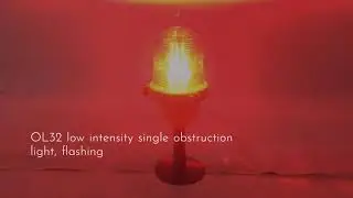 REDDOT OL32S/OL100S low intensity single obstruction light operation demo