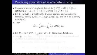 Optimising linear response of kernel dynamics and transfer operator extraction of the ENSO cycle