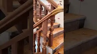 Solid Wood Stair Handrail Elbow Joinery