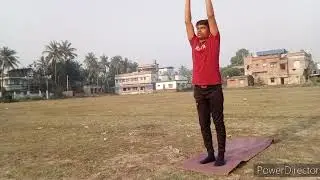 The surya namaskar postures and breathing patterns.... One of the best exercises...