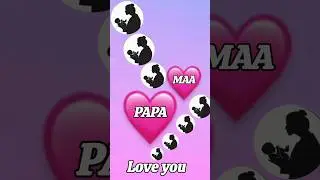 Maa Papa 🥰Status Video|| mom dad status#shorts #Papa #maa#love #cute 07/02/2026