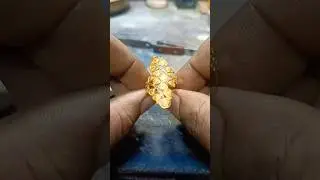 ladies ring making video jewellery #gold please subscribe my channel 🙏❤️