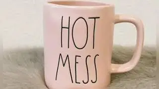 Rae Dunn Pink Mugs Collection