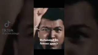 Muhammad Ali famous speech before his last fight. #muhammadali #boxing #viral #fitness #muslim