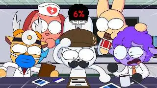 BARNEY AS AN INTERN!? ANIMAL HOSPITAL🧪 | ROBLOX ANIMATION