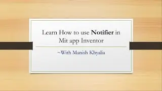 Learn how to use Notifier and to make a Quiz App.