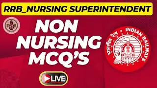 RRB non nursing MCQs | General arithmetic | General intelligence #rrbnursingofficer