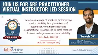 SRE Practitioner Training