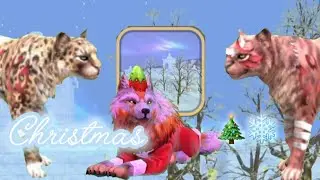 Explore in Christmas map whit my cougar friends 🎄❄️🎁✨️