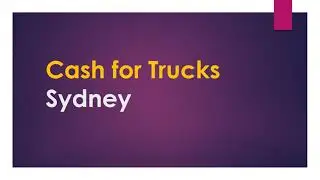 Cash for Trucks Sydney
