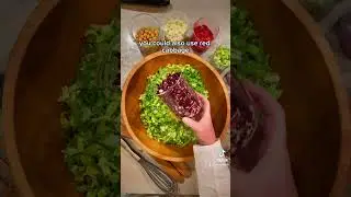 Итальянский рубленый салат с винегретом песто #thesaladlab