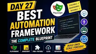 Best Playwright Automation Framework 2026 (JavaScript) | Build a Complete Scalable Test Framework