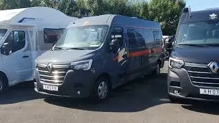 Renault campervan with lengthwise rear beds. Sleeps three. Ahorn Van 620