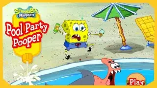 SpongeBob SquarePants: Pool Party Pooper Gameplay (Browser Game)