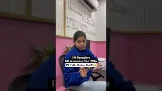 Personal Interview Call Dates Out | IIM Bangalore UG Admission Test 2026 | IPMAT 2026 #shorts