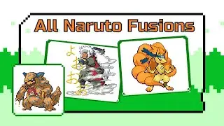 All Naruto + Boruto Pokemon Fusions Compilation Infinite Fusion Cool Anime References