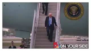 Suspicious hunting stand discovered near where President Trump exits Air Force One