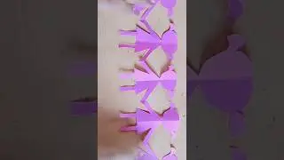 Paper Doll Chain DIY Cute craft ideas #diy #papercrafts #cristmasdecor #paperart #snowflakes #paper