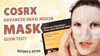 COSRX Snail Mucin Hydrogel Mask Review &mdash; Glow Results Tested!