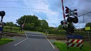 Bike ride through stunning dutch nature scenery