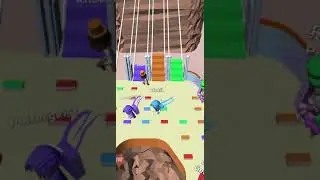 Bridge Race Level 17 Gameplay