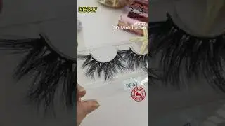 25mm 3D Mink Lashes Supplier-DB307|Eyelashes Business Tutorial#girlboss