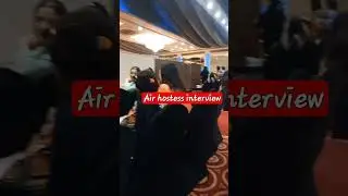 #air blue#air#hostess#interview