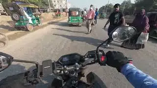 বাইকের টায়ার কি চেঞ্জ করবো ?? Honda hornet 2.0 Day Vlog 5