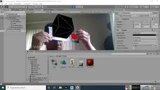 Rotating Cube | Unity | Vuforia | Game Engine | Augmented Reality