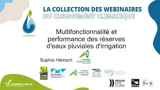 CLIMATVEG - Webinaire final SP4.3 | Performance des r&eacute;serves d'eaux pluviales d'irrigation