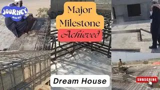 Major Milestone! First Roof Successfully Cast | #DreamHouse Construction Vlog 