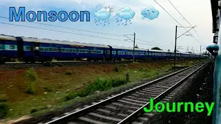 Monsoon🌧 + Greenery🌳 + Madhya Pradesh | An evening short Journey in Train [Indian Railways]