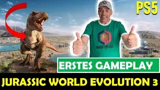 Jurassic World Evolution 3 für PS5 ist released 🦖 ERSTES GAMEPLAY - Neue Kampagne angespielt !