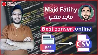 تحويل ملف json الي ملف Csv اونلاين