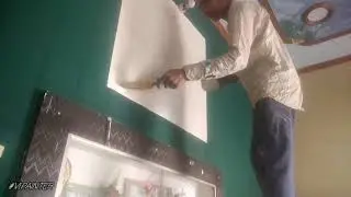 amazing wall design using tape