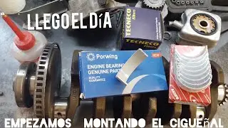 Montaje del cigueñal Motor Audi A4 1.8T 20V