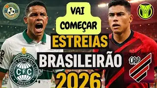 VAI COME&Ccedil;AR O BRASILEIR&Atilde;O 2026 - Como chegam CORITIBA e ATHLETICO para a principal competi&ccedil;&atilde;o do ano
