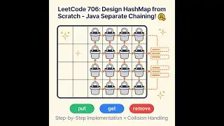 LeetCode 706:Design HashMap from Scratch-Java Separate Chaining! 🔑🚀😊👍