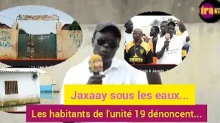Inondations &agrave; Jaxaay : les habitants de l'unit&eacute; 19 d&eacute;noncent le manque de canalisations