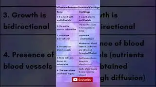 #difference between Bone and Cartilage