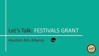 CoH Arts & Culture Grants - Festivals