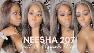 Where my 2k Glamma&rsquo;s at!! Salt & Pepper Mix Synthetic Lace Front- Neesha 207 | Slayed By Sweetie