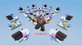 Using the Zarrah kit (Roblox bed wars)