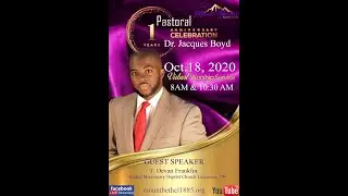 Dr. Jacques Boyd 1st Pastoral Anniversary YAP MINISTRY