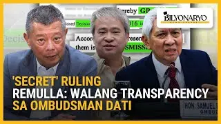 Remulla ipinag-utos ang imbestigasyon sa ‘secret ruling’ ni dating Ombudsman Martires | Agenda