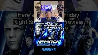 WWE SMACKDOWN PREVIEW 2/14/25 #wwe #wwesmackdown #smackdown #wrestling #soto619