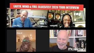 Интервью с участниками тура EARTH WIND & FIRE по Австралии на фестивале Bluesfest 2026.