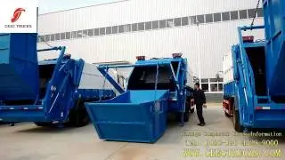 14 CBM garbage compactor truck