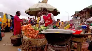 Lagos Nigeria 4k - Street Life in Biggest and Insanely busy African City